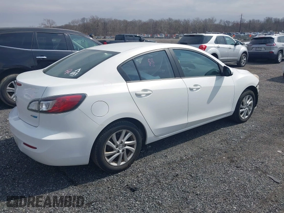 2012 Mazda 3 i Grand Touring with VIN JM1BL1W89C1693586, listed as a IAAI auction lot 41846392 with 110,400 mi miles and . Bid and sale history available at DreamBid. Image 4.