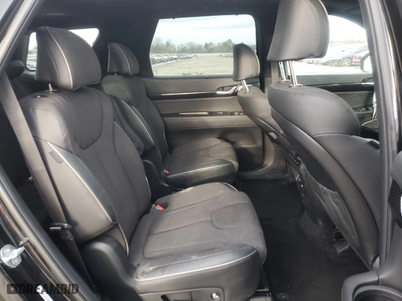 2024 Hyundai Palisade Calligraphy Night Edition with VIN KM8R7DGE1RU736085, listed as a Copart auction lot 88964735 with 24,389 mi miles and Salvage Title. Bid and sale history available at carsss.com. Image 11.