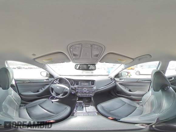 2014 Kia Cadenza Premium with VIN KNALN4D76E5133155, listed as a Copart auction lot 80719984 with 89,302 mi miles and Salvage Title. Bid and sale history available at carsss.com. Image 12.