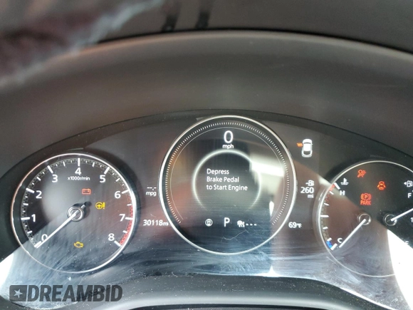 2023 Mazda CX-30 S Select with VIN 3MVDMBBM2PM555443, listed as a Copart auction lot 58159865 with 30,118 mi miles and Salvage title. Bid and sale history available at DreamBid. Image 9.