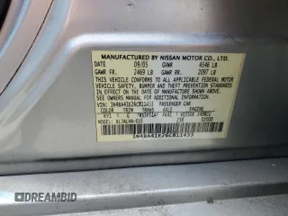 2006 Nissan Maxima 3.5 SL with VIN 1N4BA41E26C811433, listed as a Copart auction lot 51019575 with 161,924 mi miles and Salvage Title. Bid and sale history available at carsss.com. Image 12.