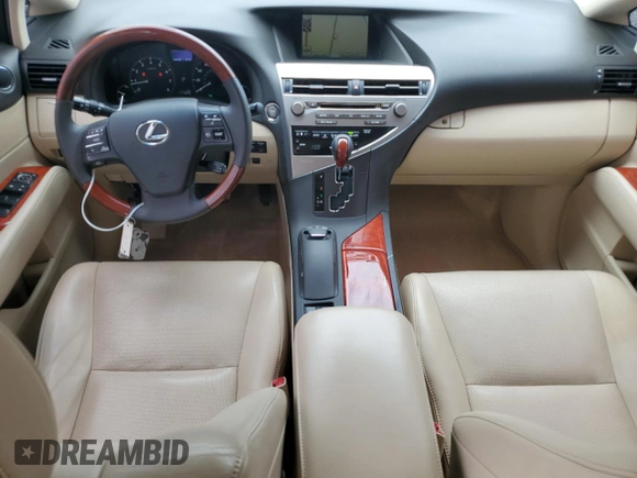 2010 Lexus RX 350 z VIN JTJBK1BA9A2000886, wystawiony jako Copart lot #59733375 z przebiegiem 177 689 mil mil oraz Szkoda całkowita • Salvage title. Historia ofert i sprzedaży dostępna na DreamBid. Obrazek 8.