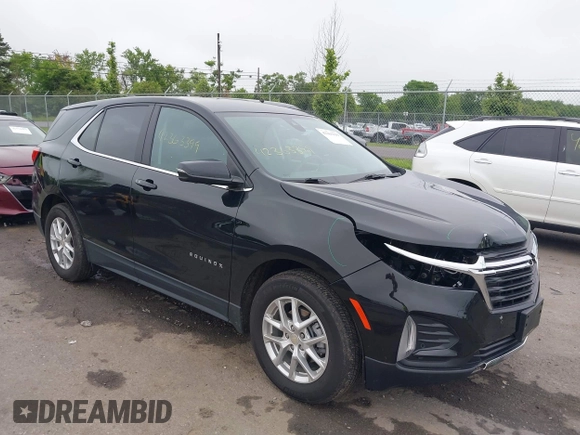 2023 Chevrolet Equinox LT with VIN 3GNAXKEG8PL234974, listed as a IAAI auction lot 42363399 with 15,583 mi miles and . Bid and sale history available at DreamBid. Image 1.