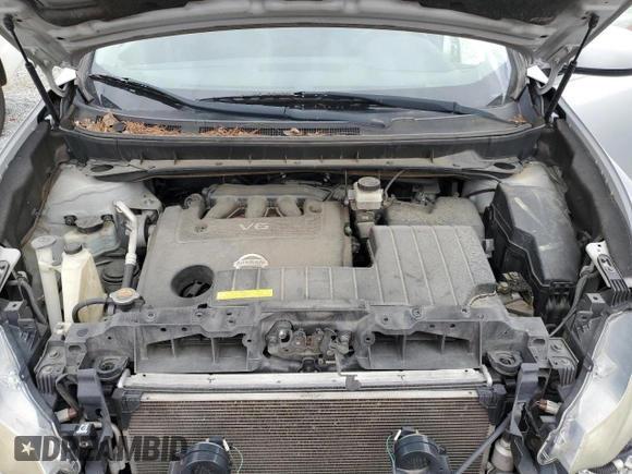 2012 Nissan Murano S with VIN JN8AZ1MW4CW206037, listed as a Copart auction lot 49327285 with 203,549 mi miles and Salvage Title. Bid and sale history available at DreamBid. Image 12.