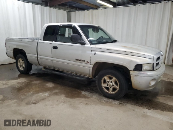 2001 Dodge 1500 with VIN 3B7HC13Y61M563280, listed as a Copart auction lot 52012165 with 192,451 mi miles and Clean Title. Bid and sale history available at carsss.com. Image 4.