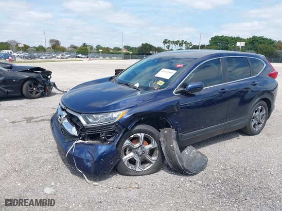 2018 Honda CR-V EX-L with VIN 5J6RW1H84JA012468, listed as a IAAI auction lot 41443998 with 57,685 mi miles. Bid and sale history available at carsss.com. Image 18.