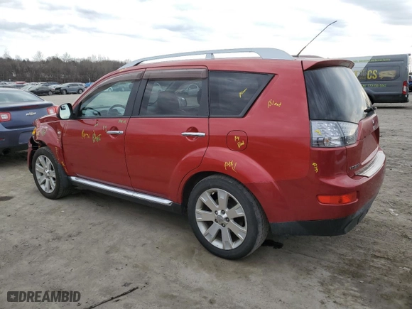 2008 Mitsubishi Outlander SE with VIN JA4LT31W98Z018586, listed as a Copart auction lot 48254525 with 152,307 mi miles and Salvage Title. Bid and sale history available at carsss.com. Image 2.