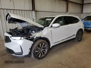 2025 Acura MDX Technology с VIN 5J8YE1H49SL014144, выставлен на аукционе Copart как лот 49745725 с пробегом 2 657 миль миль и Списание • Salvage title. История ставок и продаж доступна на DreamBid. Изображение 1.
