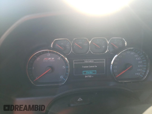 2017 Chevrolet Silverado 1500 LT with VIN 1GCVKREC2HZ372079, listed as a Copart auction lot 55375635 with 84,762 mi miles and Salvage Title. Bid and sale history available at DreamBid. Image 9.