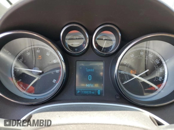 2014 Buick Verano Convenience Group with VIN 1G4PR5SK3E4174933, listed as a Copart auction lot 58517685 with 138,839 mi miles and Salvage title. Bid and sale history available at DreamBid. Image 9.
