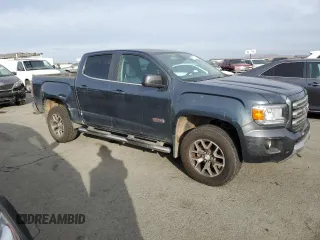 2015 GMC Canyon 4WD SLE with VIN 1GTG6BE31F1221315, listed as a Copart auction lot 78237394 with 93,411 mi miles and Salvage Title. Bid and sale history available at carsss.com. Image 4.