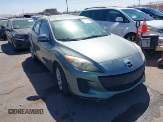 2013 Mazda 3 i SV with VIN JM1BL1TF3D1771669, listed as a IAAI auction lot 41834996 with 183,955 mi miles. Bid and sale history available at carsss.com. Image 1.
