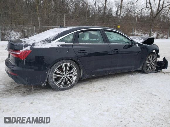 2019 Audi A6 Premium Plus with VIN WAUL2AF26KN090960, listed as a Copart auction lot 42331955 with 0 mi miles and Salvage Title. Bid and sale history available at carsss.com. Image 3.