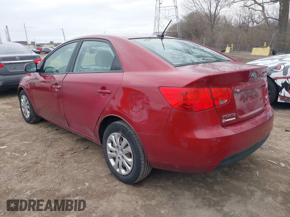 2011 Kia Forte EX with VIN KNAFU4A25B5462577, listed as a IAAI auction lot 41847917 with 136,349 mi miles. Bid and sale history available at carsss.com. Image 3.