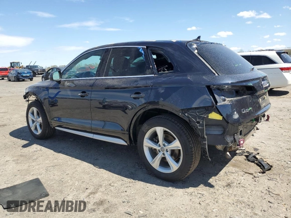2020 Audi Q5 Premium Plus with VIN WA1BNAFY2L2106840, listed as a Copart auction lot 51141475 with 51,632 mi miles and Salvage Title. Bid and sale history available at carsss.com. Image 2.
