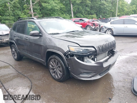 2019 Jeep Cherokee Limited with VIN 1C4PJMDX8KD333942, listed as a IAAI auction lot 42319821 with 80,534 mi miles and . Bid and sale history available at DreamBid. Image 1.