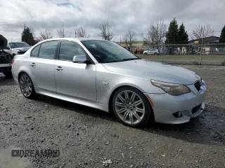 2008 BMW 5 Series 550i with VIN WBANW53598CT48301, listed as a Copart auction lot 48966175 with 221,277 mi miles and Clean Title. Bid and sale history available at carsss.com. Image 4.