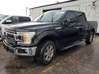 2018 Ford F-150 XL with VIN 1FTEW1E59JFA28618, listed as a Copart auction lot 56307174 with 114,609 mi miles and Salvage Title. Bid and sale history available at carsss.com. Image 1.