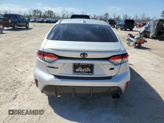 2025 Toyota Corolla SE with VIN 5YFS4MCEXSP227488, listed as a Copart auction lot 47110405 with 1,231 mi miles and Salvage Title. Bid and sale history available at carsss.com. Image 6.