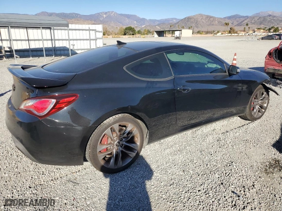 2016 Hyundai Genesis Coupe 3.8L Ultimate with VIN KMHHU6KJXGU136909, listed as a Copart auction lot 87449384 with 169,586 mi miles and Salvage Title. Bid and sale history available at carsss.com. Image 3.