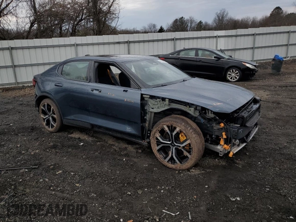 2022 Polestar 2 z VIN LPSED3KA6NL051521, wystawiony jako Copart lot #46434805 z przebiegiem 19 110 mil mil oraz Szkody całkowita. Historia ofert i sprzedaży dostępna na DreamBid. Obrazek 4.