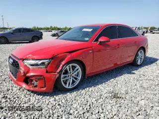 2023 Audi A4 S line Premium Plus with VIN WAUEAAF43PN006551, listed as a Copart auction lot 53421805 with 49,285 mi miles and Salvage Title. Bid and sale history available at DreamBid. Image 1.