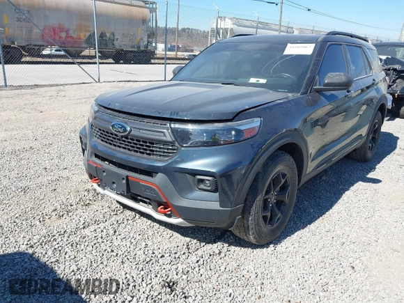 2022 Ford Explorer Timberline with VIN 1FMSK8JH4NGB66974, listed as a IAAI auction lot 41685067 with 91,631 mi miles. Bid and sale history available at carsss.com. Image 2.