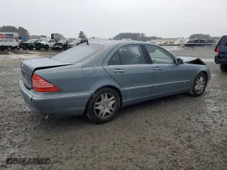 2006 Mercedes-Benz S-Class 3.7L with VIN WDBNF67JX6A483715, listed as a Copart auction lot 80073534 with 0 mi miles and Salvage Title. Bid and sale history available at carsss.com. Image 3.