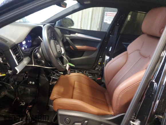 2024 Audi Q5 S line Premium Plus with VIN WA1EAAFYXR2071191, listed as a Copart auction lot 55769805 with 15,356 mi miles and Salvage title. Bid and sale history available at DreamBid. Image 7.