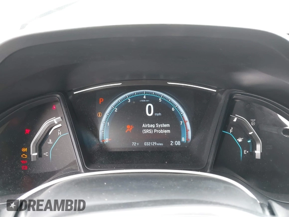 2020 Honda Civic LX with VIN 2HGFC2F64LH576765, listed as a IAAI auction lot 41881444 with 32,129 mi miles and . Bid and sale history available at DreamBid. Image 7.