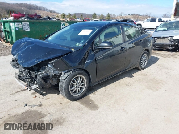 2016 Toyota Prius Four with VIN JTDKARFU4G3016330, listed as a IAAI auction lot 41661639 with 92,311 mi miles. Bid and sale history available at carsss.com. Image 17.
