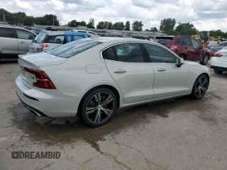 2019 Volvo S60 Inscription with VIN 7JRA22TL6KG009359, listed as a Copart auction lot 59859374 with 25,367 mi miles and Salvage Title. Bid and sale history available at carsss.com. Image 3.