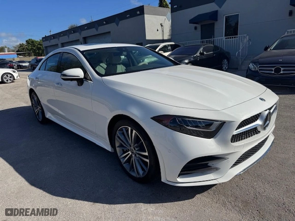 2021 Mercedes-Benz CLS with VIN W1K2J5JB2MA087196, listed as a Copart auction lot 45023355 with NaN miles and Non Repairable. Bid and sale history available at carsss.com. Image 4.