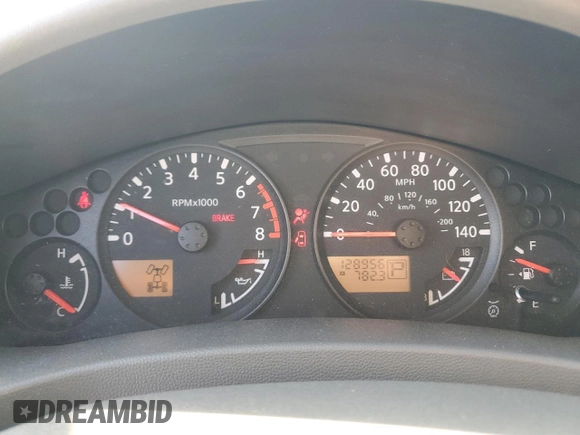 2005 Nissan Frontier LE with VIN 1N6AD07W15C443067, listed as a Copart auction lot 57390495 with 128,956 mi miles and Clean title. Bid and sale history available at DreamBid. Image 9.