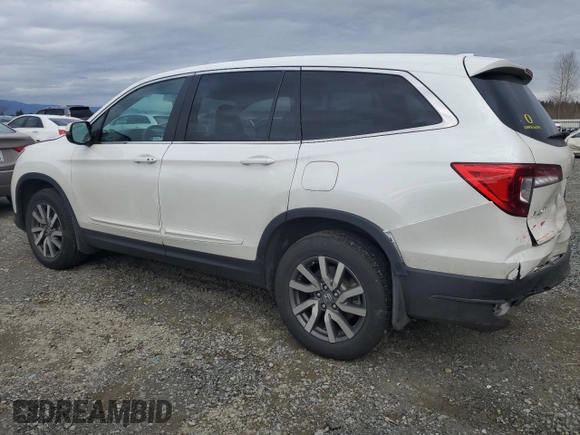 2022 Honda Pilot EX-L with VIN 5FNYF6H53NB018182, listed as a Copart auction lot 45166705 with 48,101 mi miles and Salvage Title. Bid and sale history available at carsss.com. Image 2.