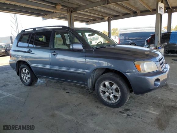 2006 Toyota Highlander with VIN JTEGP21A560097407, listed as a Copart auction lot 48251695 with 263,680 mi miles and Clean Title. Bid and sale history available at carsss.com. Image 4.