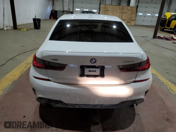 2022 BMW 3 Series 330i xDrive with VIN 3MW5R7J0XN8C26835, listed as a Copart auction lot 42025995 with 49,189 mi miles and Salvage Title. Bid and sale history available at carsss.com. Image 6.