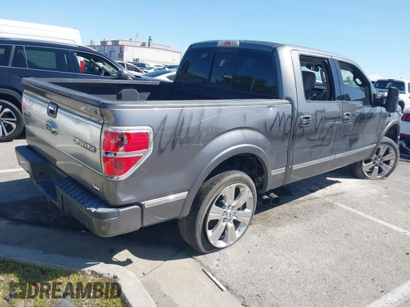 2010 Ford F-150 XL with VIN 1FTFW1CV3AFB48275, listed as a IAAI auction lot 41946345 with 1 mi miles. Bid and sale history available at carsss.com. Image 4.