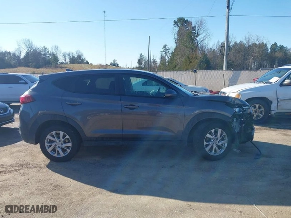 2021 Hyundai Tucson SE with VIN KM8J23A49MU337701, listed as a IAAI auction lot 41653092 with 95,294 mi miles. Bid and sale history available at carsss.com. Image 13.