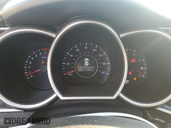 2015 Kia Optima EX with VIN 5XXGN4A71FG477921, listed as a Copart auction lot 46577475 with 117,873 mi miles and Salvage title. Bid and sale history available at DreamBid. Image 9.