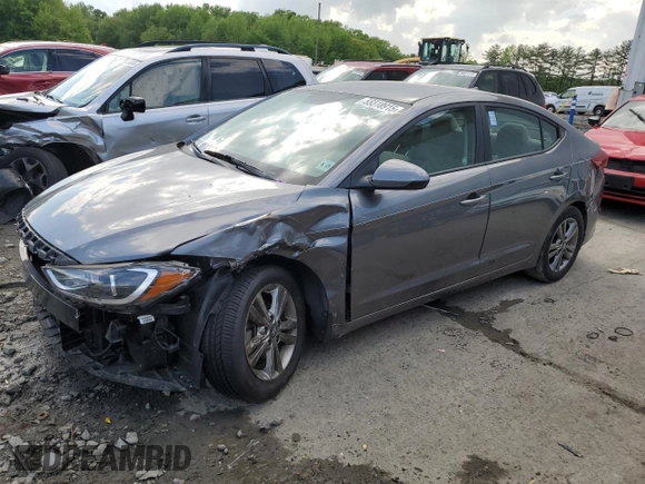 2018 Hyundai Elantra SEL with VIN 5NPD84LF1JH387101, listed as a Copart auction lot 55518915 with Not Provided miles and Salvage Title. Bid and sale history available at DreamBid. Image 1.