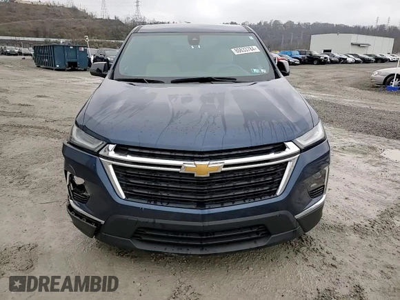 2022 Chevrolet Traverse LS with VIN 1GNEVFKW1NJ168119, listed as a Copart auction lot 80633784 with 19,096 mi miles and Salvage Title. Bid and sale history available at carsss.com. Image 14.