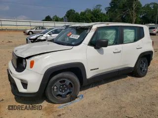 2020 Jeep Renegade Sport z VIN ZACNJAAB2LPL13149, wystawiony jako Copart lot #59679315 z przebiegiem 7 626 mil mil oraz Czysty tytuł • Clean title. Historia ofert i sprzedaży dostępna na DreamBid. Obrazek 1.