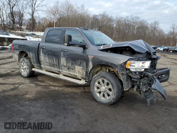 2022 Ram 2500 Big Horn with VIN 3C6UR5DJ6NG380124, listed as a Copart auction lot 45167495 with 41,428 mi miles and Salvage Title. Bid and sale history available at carsss.com. Image 4.