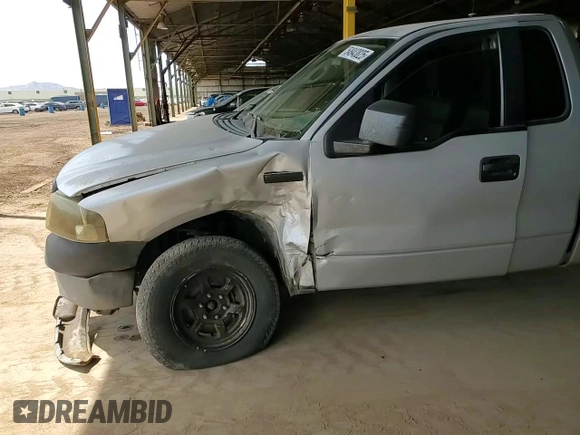 2005 Ford F-150 XL with VIN 1FTRF12285NB20214, listed as a Copart auction lot 54943825 with Not provided miles and Salvage title. Bid and sale history available at DreamBid. Image 13.