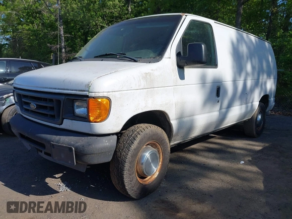 2004 Ford Econoline Cargo Commercial with VIN 1FTNE24W04HA50342, listed as a IAAI auction lot 42145274 with 158,408 mi miles and . Bid and sale history available at carsss.com. Image 2.