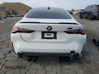 2021 BMW M4 Competition with VIN WBS33AZ09MCH29191, listed as a Copart auction lot 89396805 with Not Provided miles and Salvage Title. Bid and sale history available at carsss.com. Image 6.