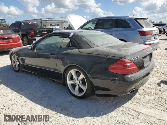 2005 Mercedes-Benz SL with VIN WDBSK76F35F084552, listed as a Copart auction lot 77258574 with Not provided miles and Non repairable. Bid and sale history available at DreamBid. Image 2.
