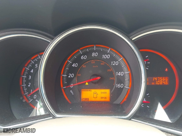 2010 Nissan Murano LE with VIN JN8AZ1MW0AW126778, listed as a IAAI auction lot 41911025 with 147,566 mi miles. Bid and sale history available at carsss.com. Image 7.
