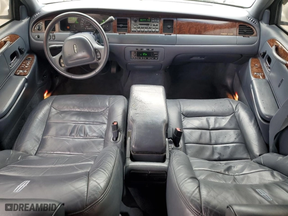 2001 Lincoln Town Car Executive with VIN 1LNHM81W91Y650775, listed as a Copart auction lot 47074385 with 141,344 mi miles and Salvage Title. Bid and sale history available at carsss.com. Image 8.